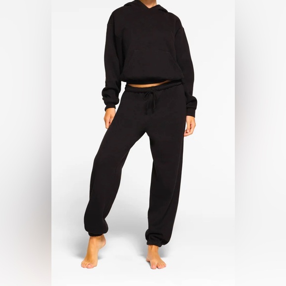 SKIMS Cotton Fleece Classic Hoodie Cotton Fleece Joggers SET